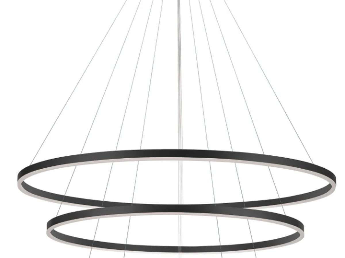 Люстра Orblaze 4 rings 1000 black 974753  - фото 6