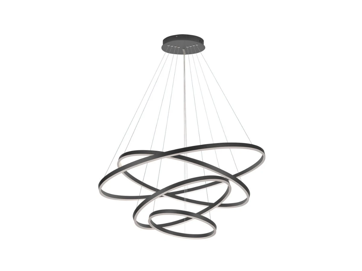 Люстра Orblaze 4 rings 1000 black 974753