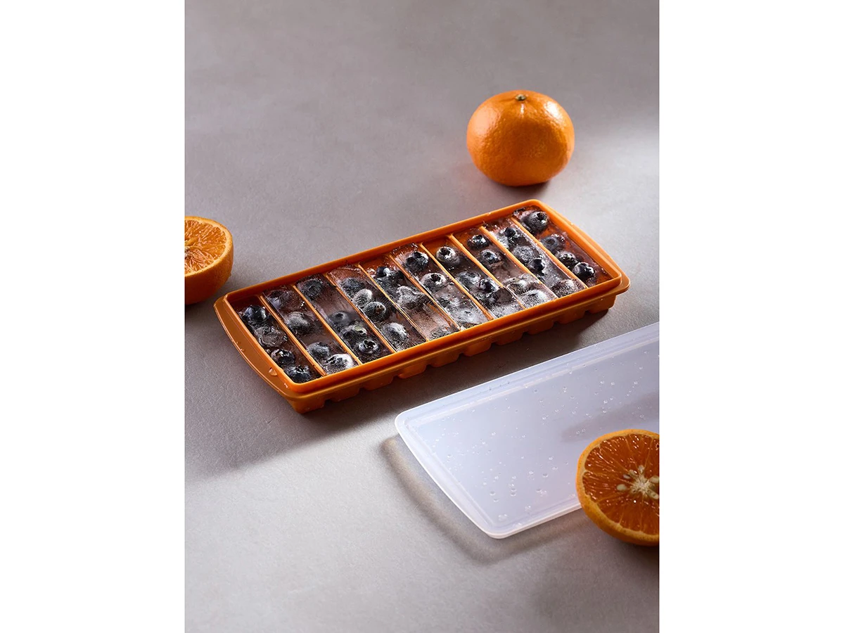 Форма для льда с крышкой Ice cubes 975372