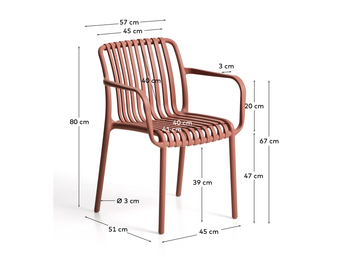 Уличный стул Isabellini 977799  - фото 7
