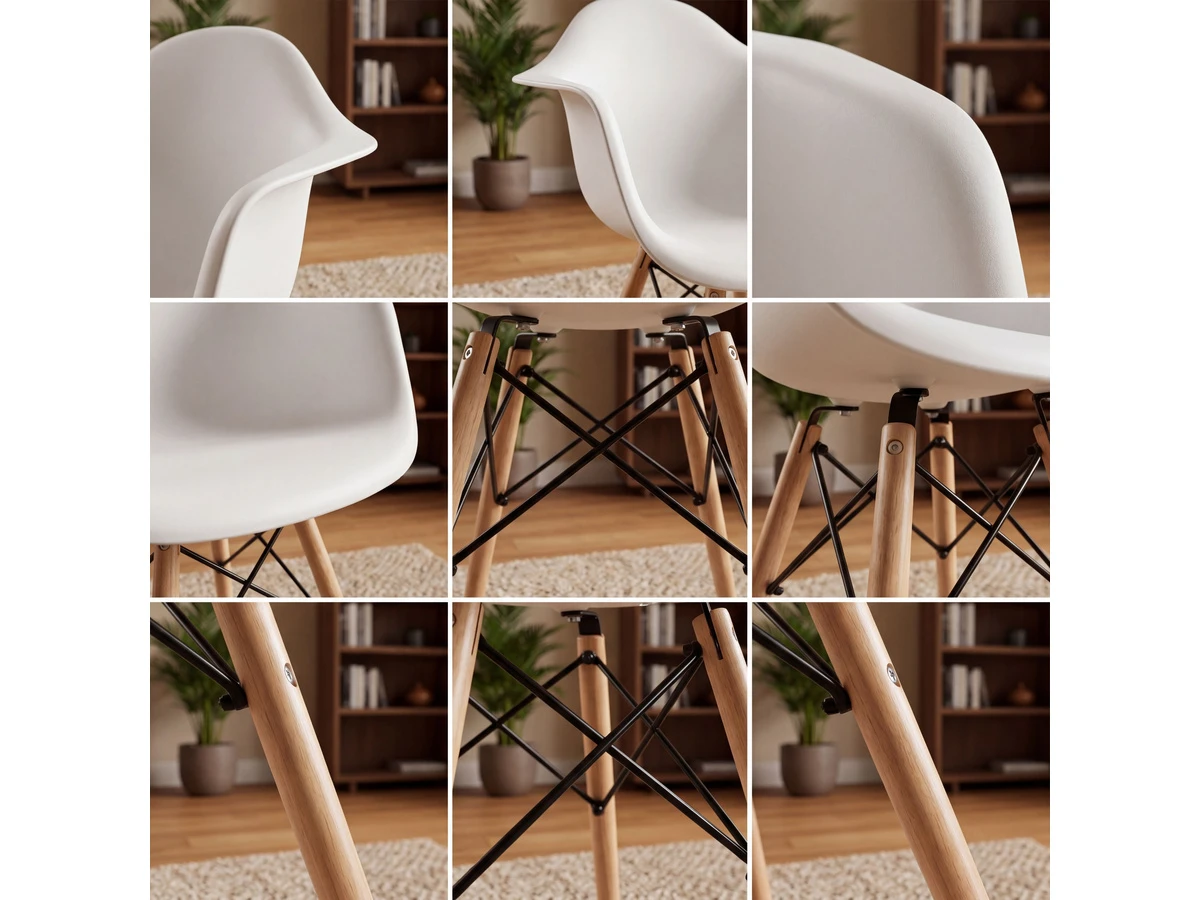 Комплект из 4 стульев Eames 980454  - фото 7