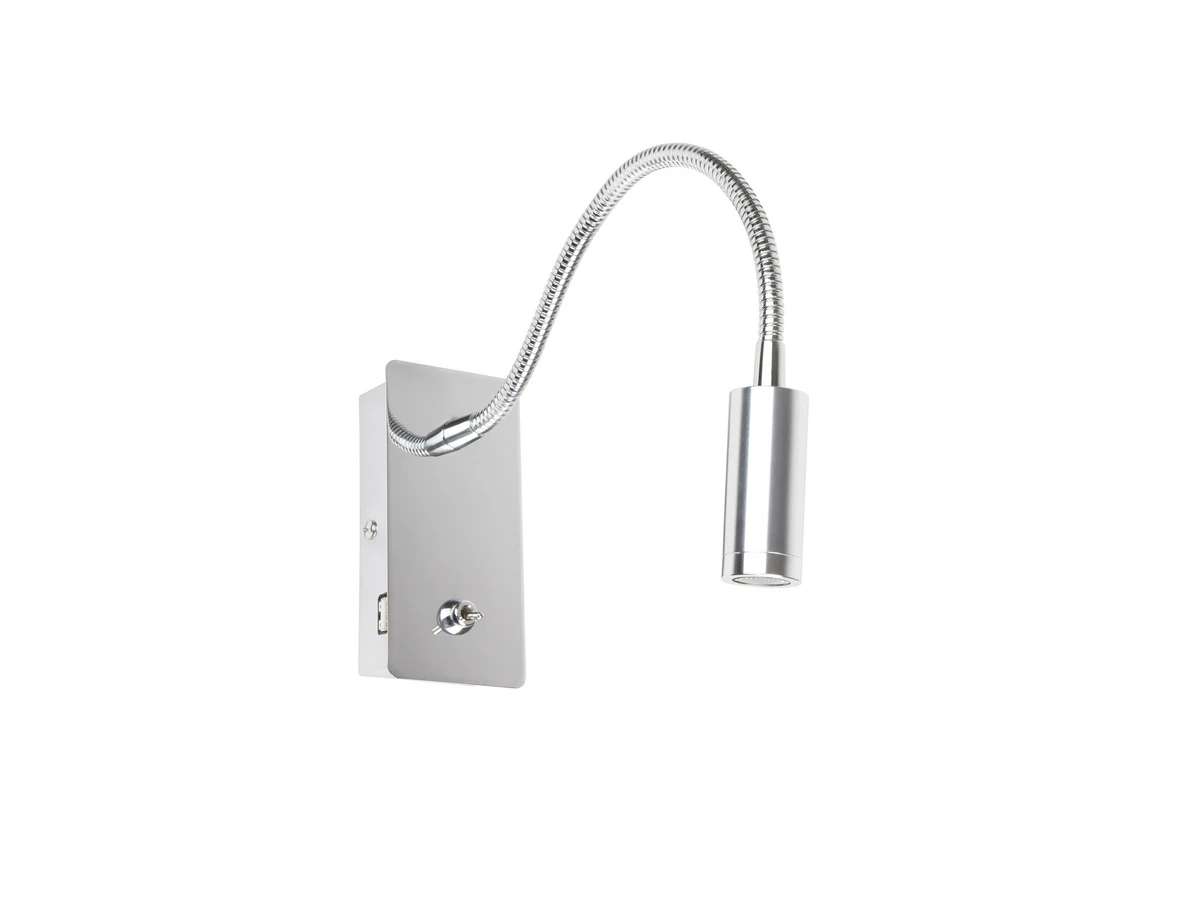 Лампа JULIET USB C Chrome настенная 984359  - фото 4
