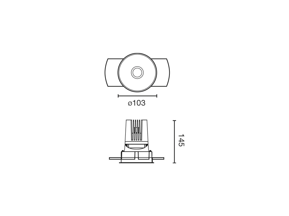 Встраиваемый светильник Deep 985172