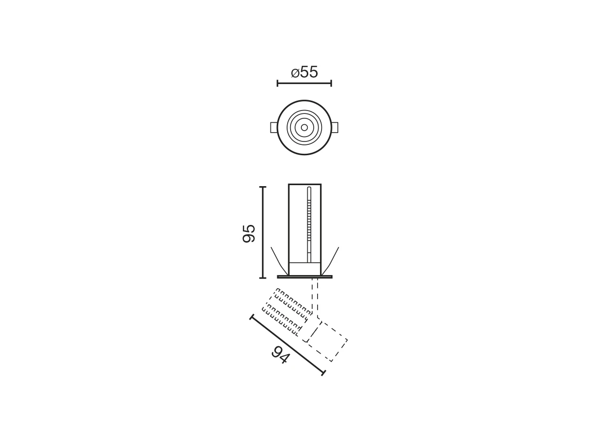 Встраиваемый светильник UNO 986607  - фото 2