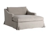 Кушетка ARSAC из бежевого льна