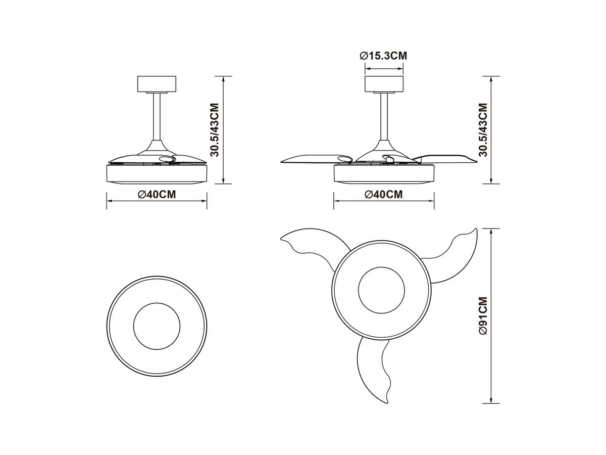 Люстра потолочная-вентилятор COIN FAN MINI SMART 990829  - фото 8