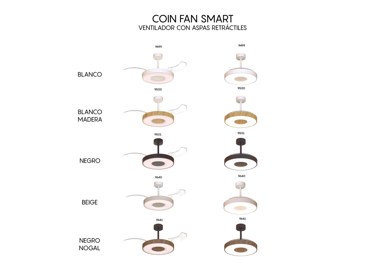Люстра потолочная-вентилятор COIN FAN SMART 991169  - фото 3