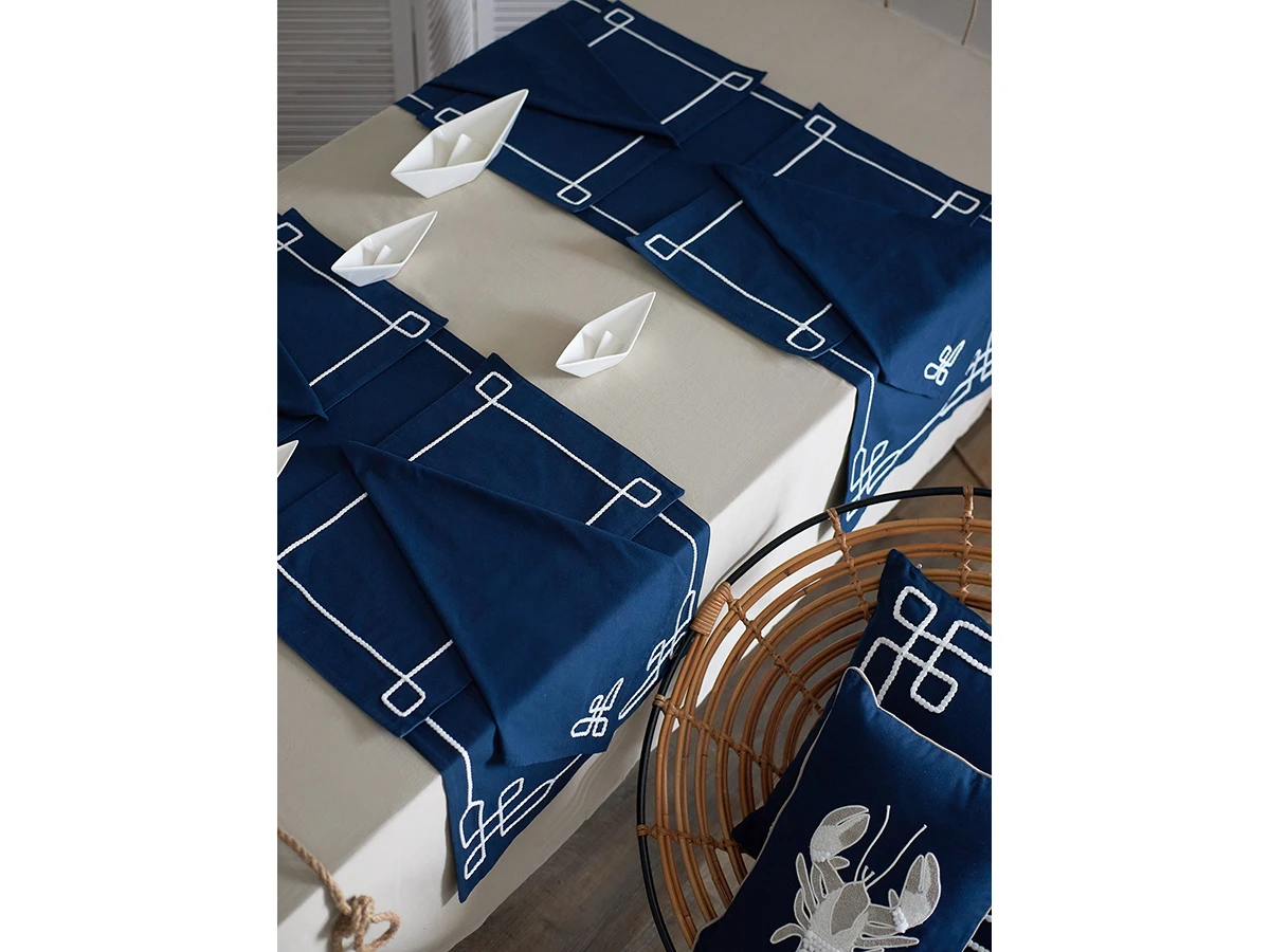 Дорожка на стол Navy story 992867  - фото 6