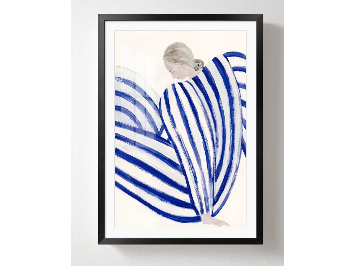 Постер Blue Stripe 995856