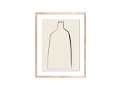 Постер Minimal Vase с дубовой рамой