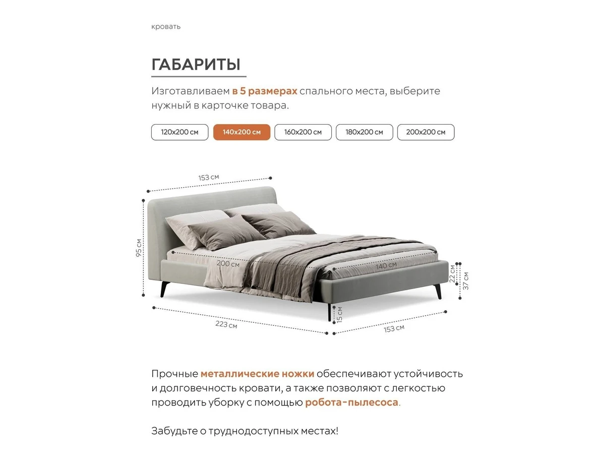 Кровать Симпл 996414  - фото 4