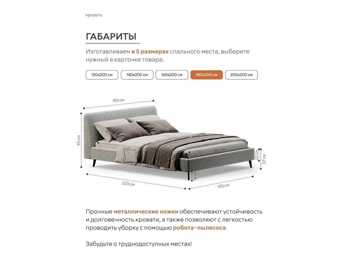Кровать Симпл 996530  - фото 4