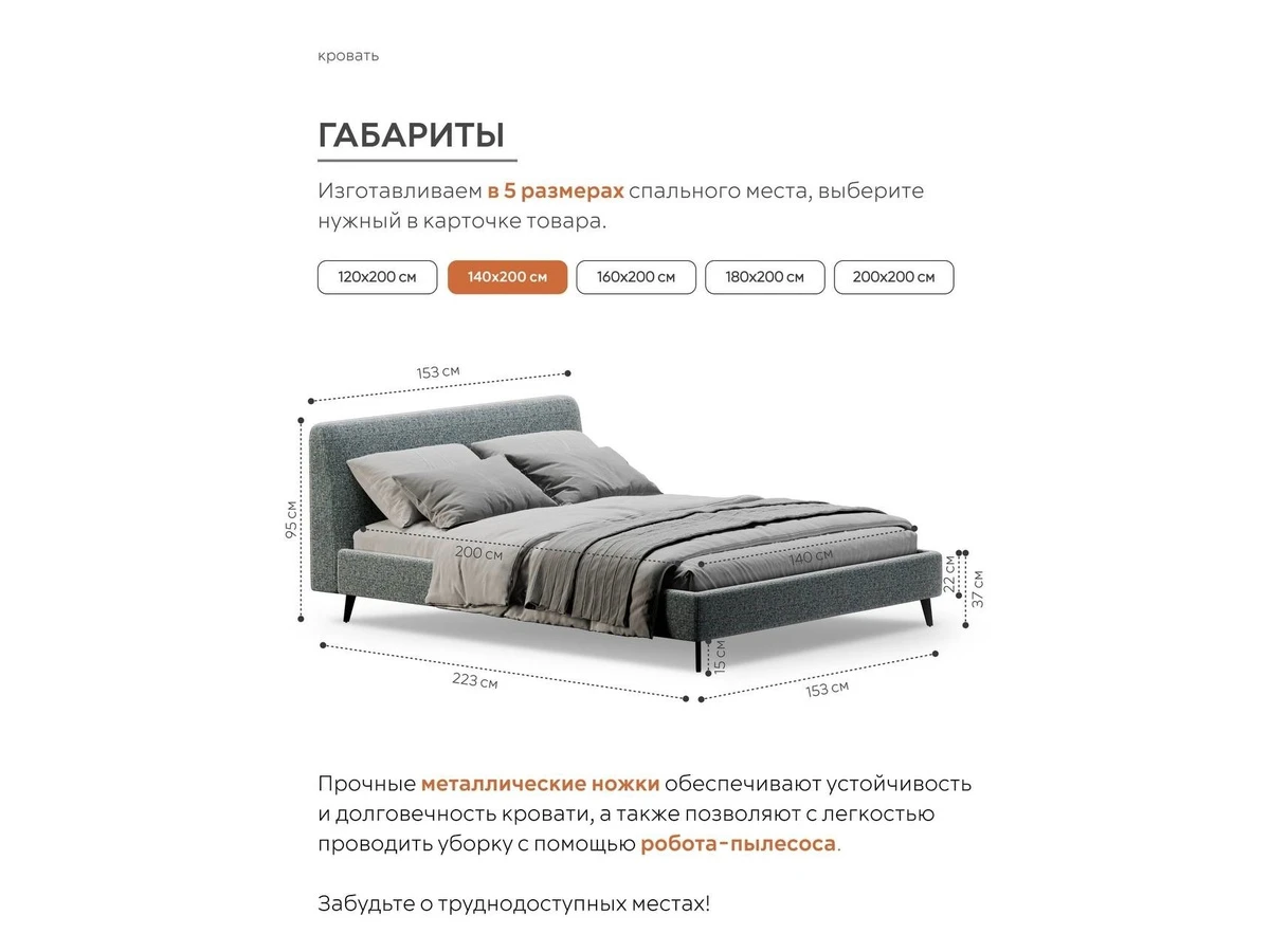 Кровать Симпл 996638  - фото 4
