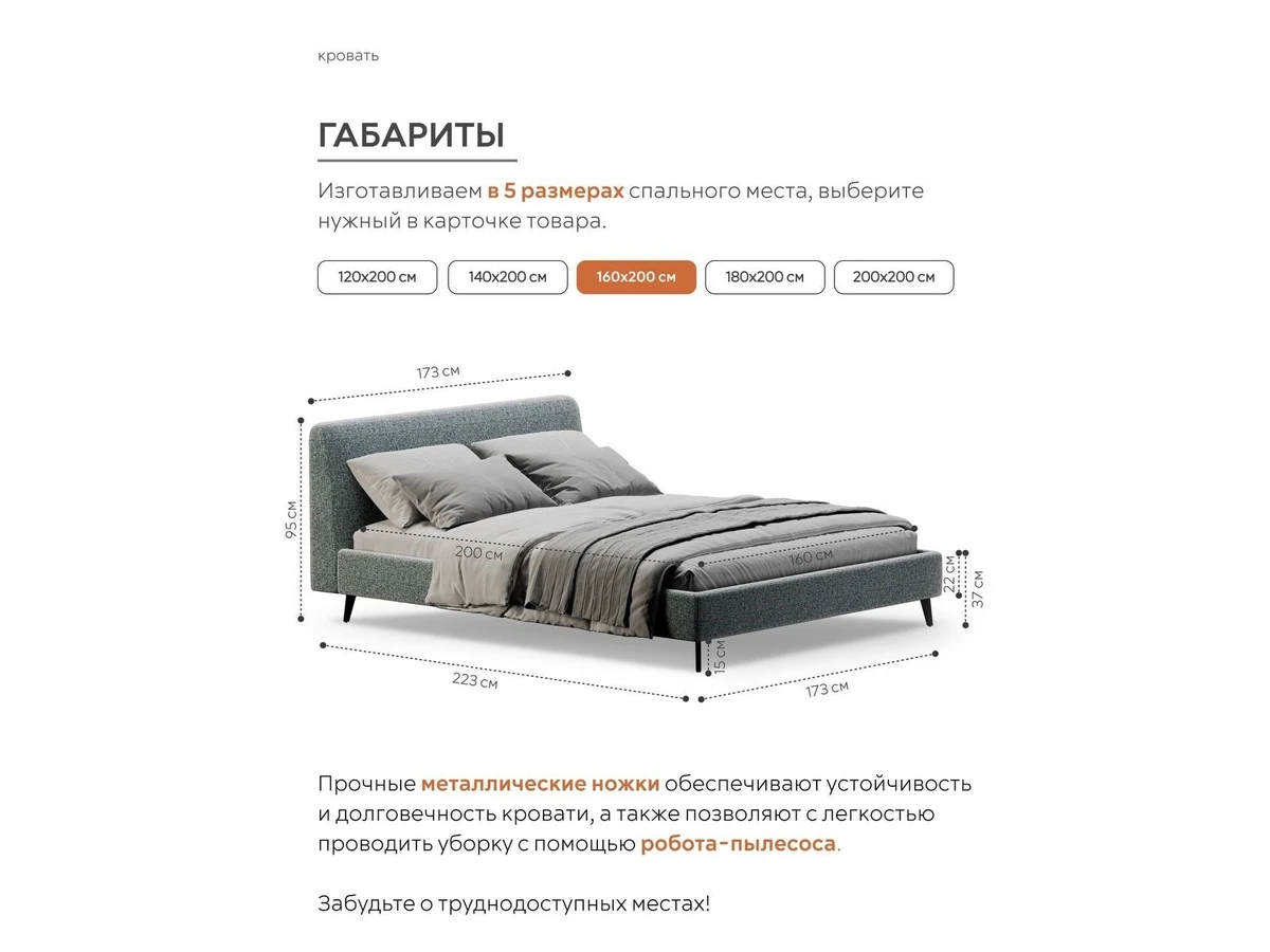 Кровать Симпл 996650  - фото 4