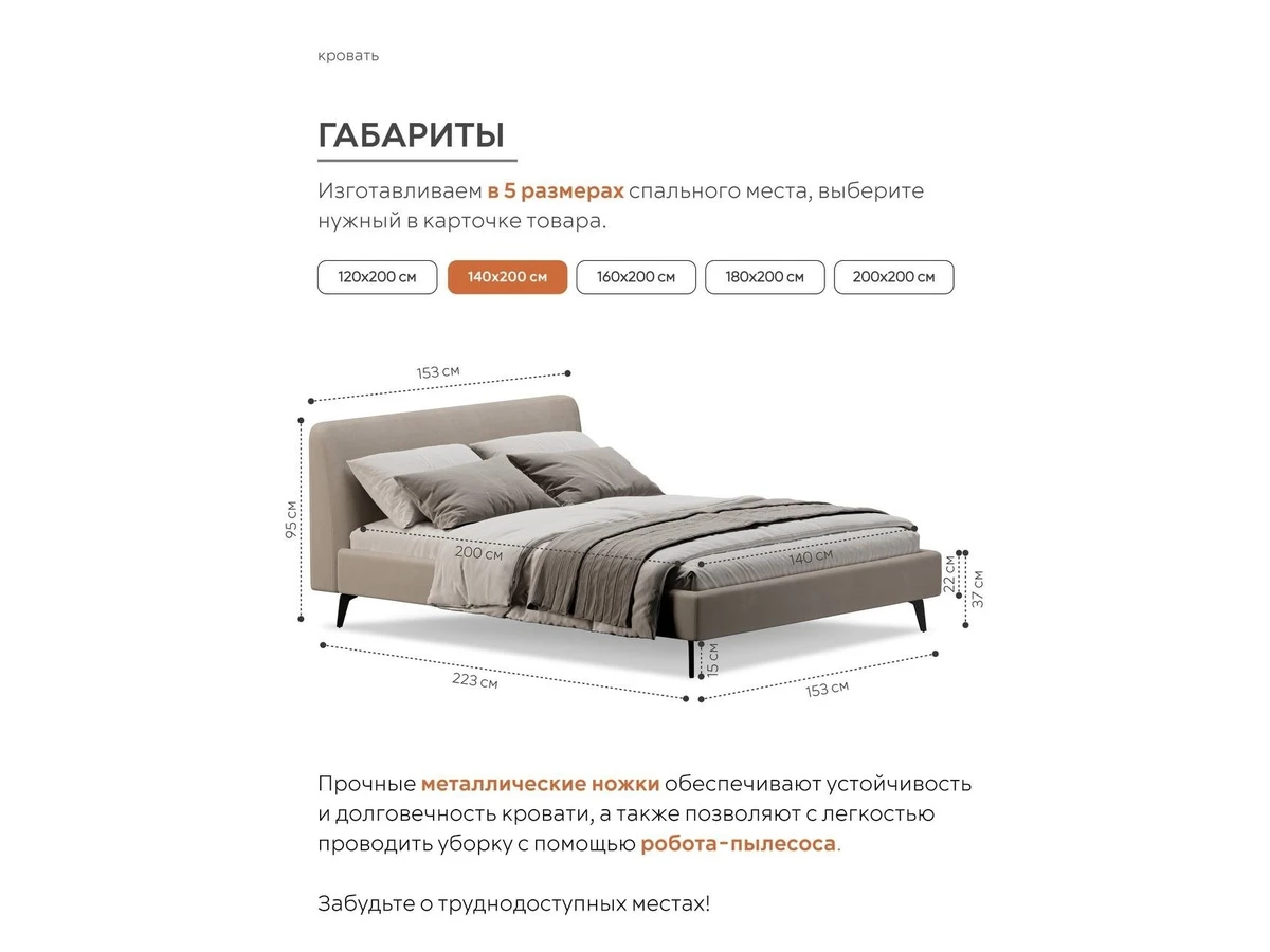 Кровать Симпл 996710  - фото 4