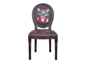 Стул Volker Brownie Bulldog Print