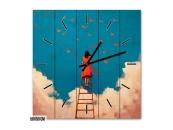 Настенные часы Лестница в небо, 50x50 см