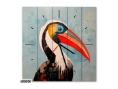 Настенные часы Пеликан, 50x50 см