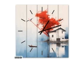 Настенные часы Тихое озеро, 50x50 см