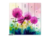Настенные часы Яркие одуванчики, 50x50 см