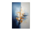 Картина на холсте Синяя абстракция №3, 30x40 см
