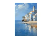 Картина на холсте Портовый город №2, 30x40 см