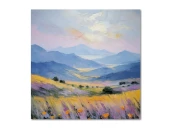 Картина на холсте Пейзаж в стиле Клода Моне №4, 30x30 см