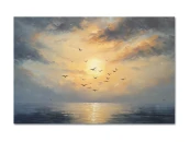 Картина на холсте Морской закат, 30x40 см