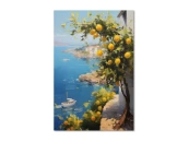 Картина на холсте Средиземноморский берег №1, 30x40 см