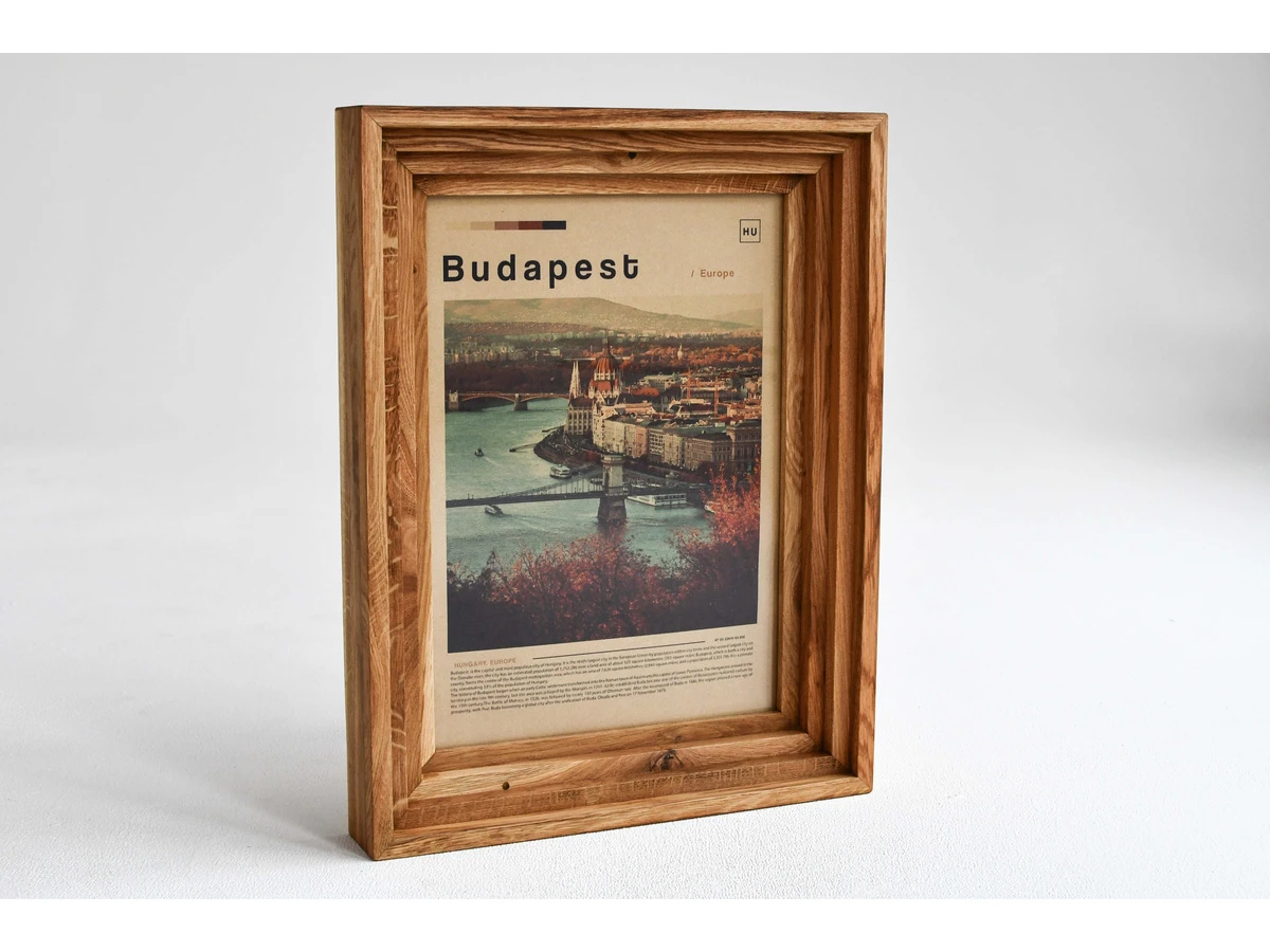 Дубовая Рама С Постером Budapest 1001578