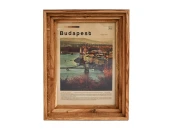 Дубовая Рама С Постером Budapest