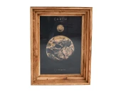 Дубовая Рама С Постером Earth