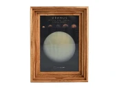 Дубовая Рама С Постером Uranus