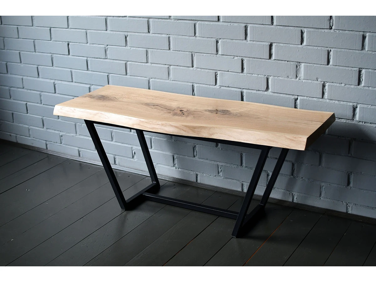 Журнальный стол Wood and Steel (Black) 1001644  - фото 3