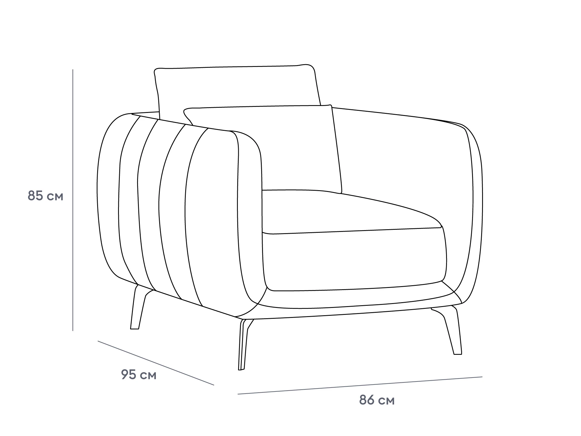 Кресло Amsterdam 1005430  - фото 6