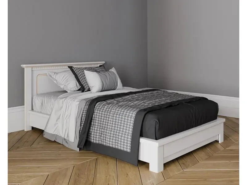 Кровать без изножья 160X200 цвет Белая эмаль 664406  - фото 2