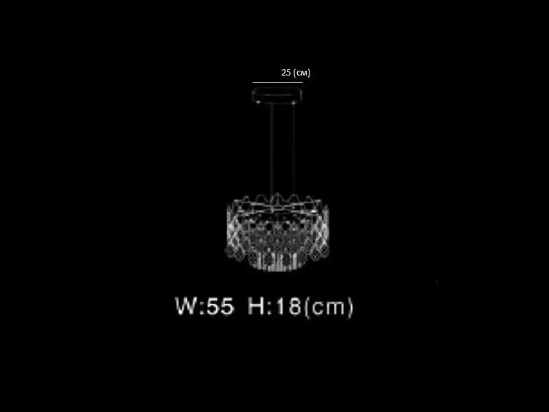 Люстра MD103910-9A gold/amber 672802  - фото 4