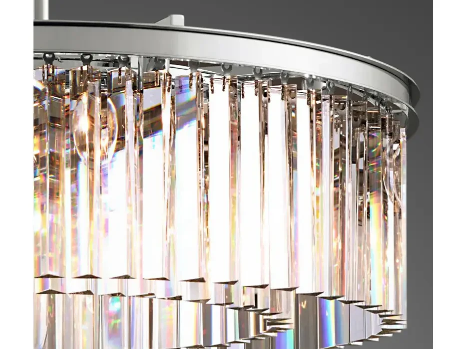 Люстра Odeon 10B chrome/clear 672927