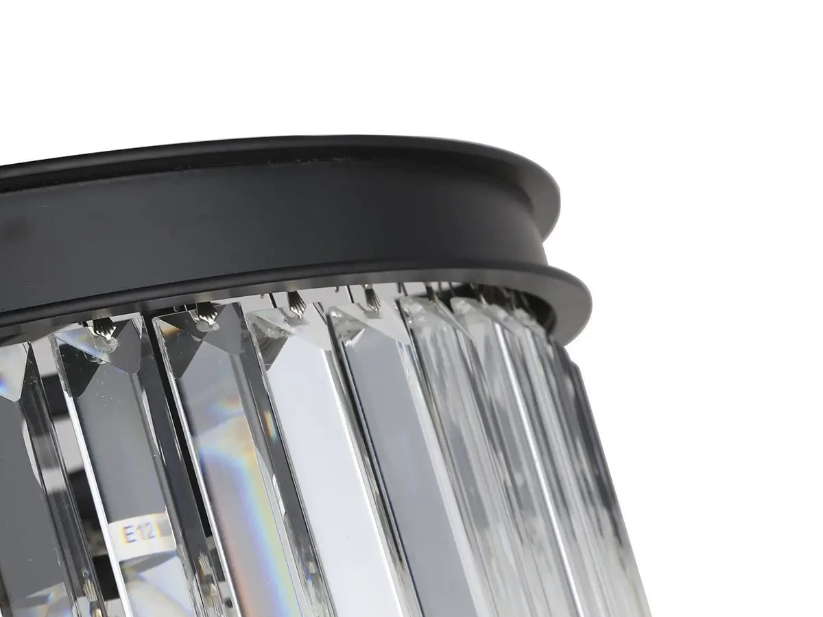 Люстра Odeon 6 black/clear 672930  - фото 4