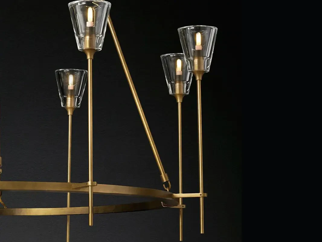 Люстра Torche De Verre 8 gold 673039  - фото 5