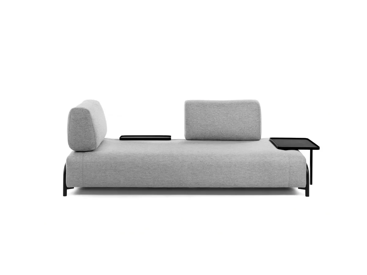 Прямой диван Compo Ткань Серый 598704  - фото 3