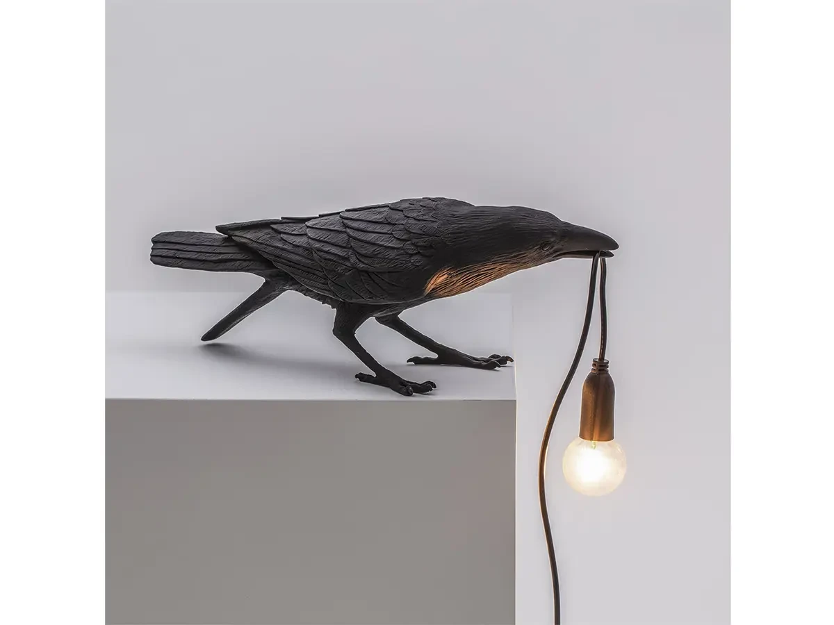 Настольная лампа Bird Black Playing 675387  - фото 4