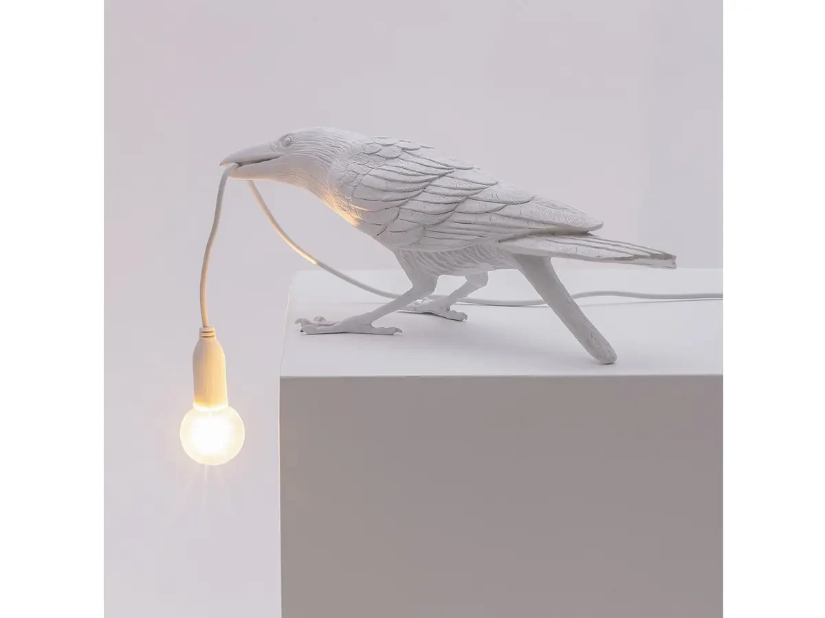 Настольная лампа Bird White Playing 675388  - фото 3