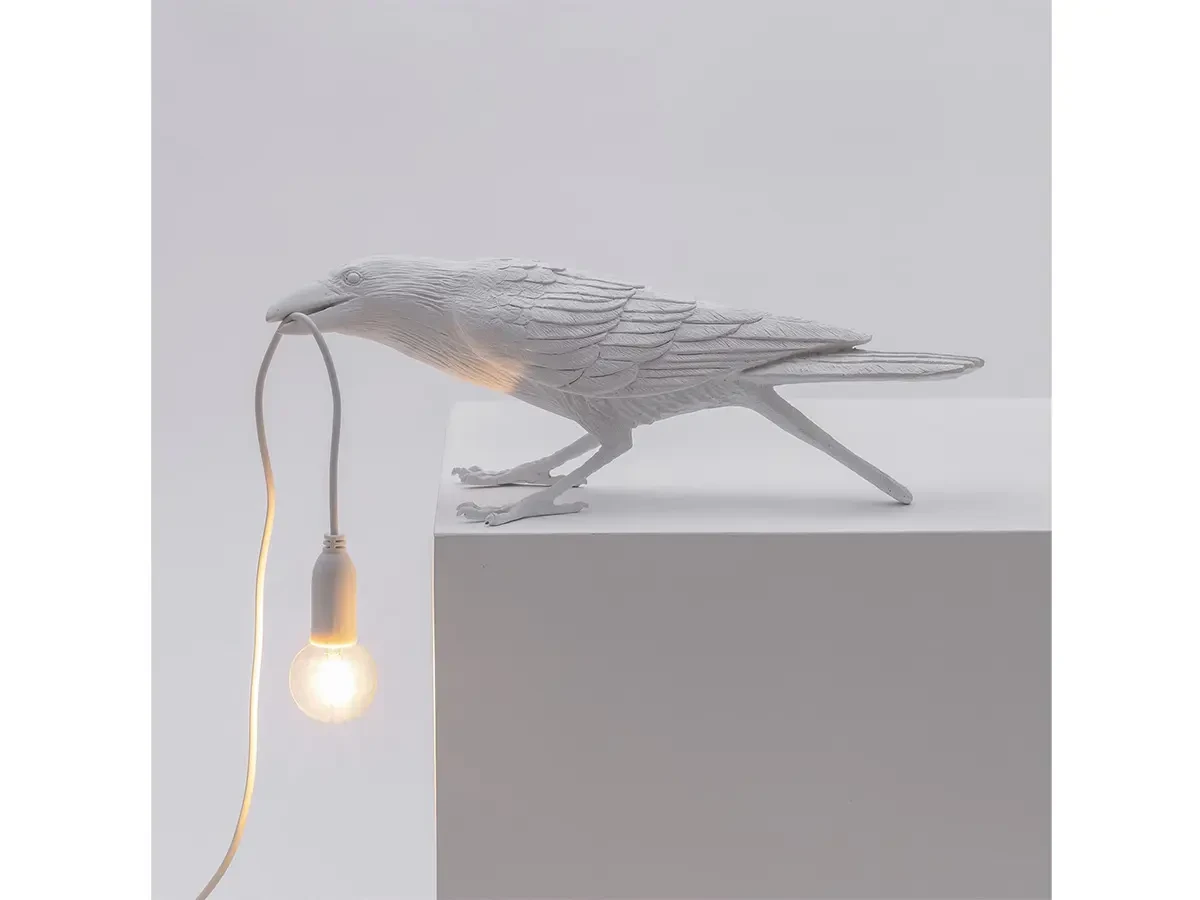 Настольная лампа Bird White Playing 675388  - фото 2