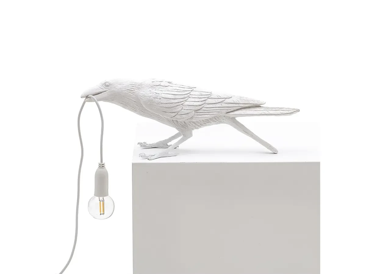 Настольная лампа Bird White Playing 675388  - фото 1