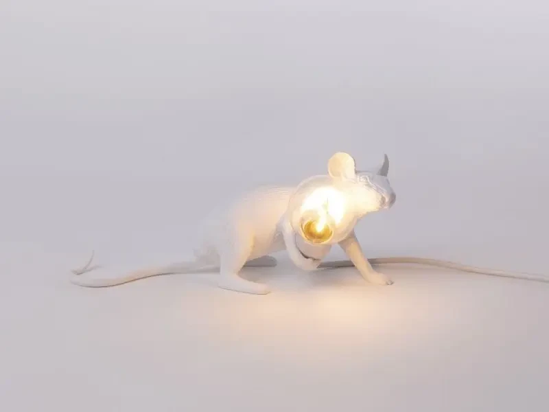Настольная лампа Mouse Lamp Lyie Down USB 675496  - фото 5