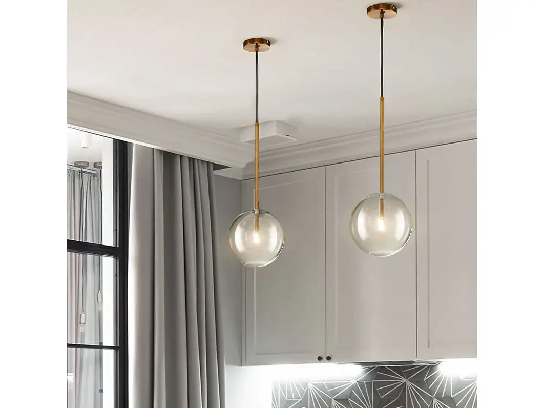 Подвесной светильник Bolle Sola D200 gold 675690  - фото 4