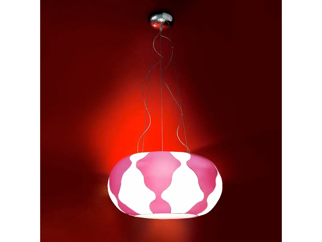 Подвесной светильник FLAN White/Fucsia 675801