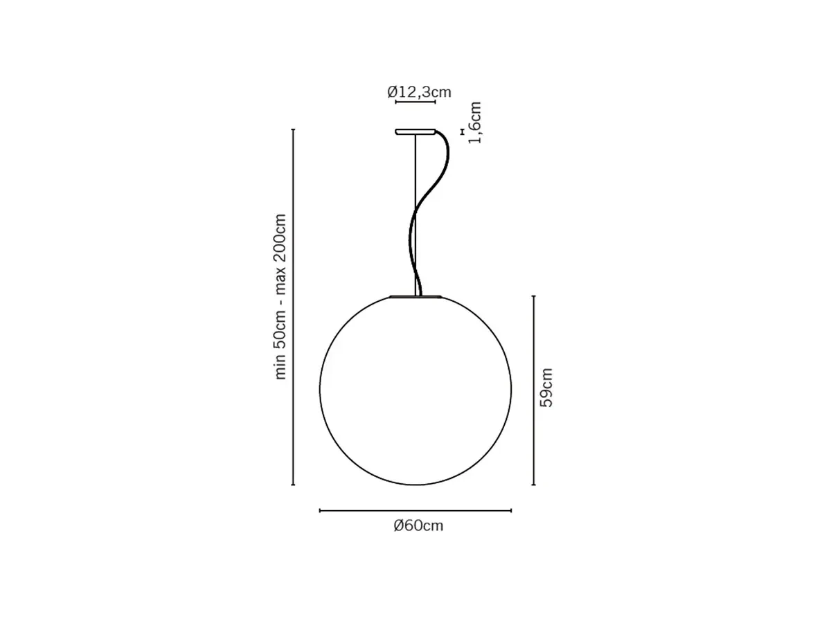 Подвесной светильник Lumi Sfera d60 675862  - фото 4