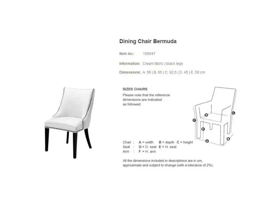 Обеденный стул Bermuda 675964  - фото 5